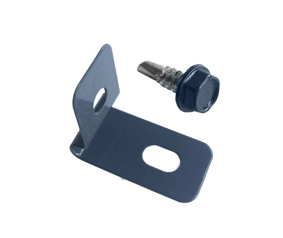 Zapinka zawijka do paneli ogrodzeniowych + wkręty 100 sztuk